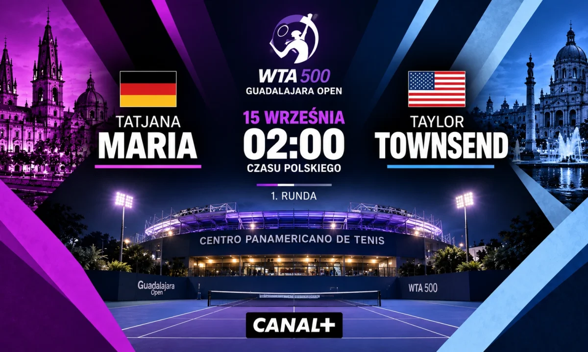 Maria — Townsend: gdzie oglądać online mecz WTA Guadalajara