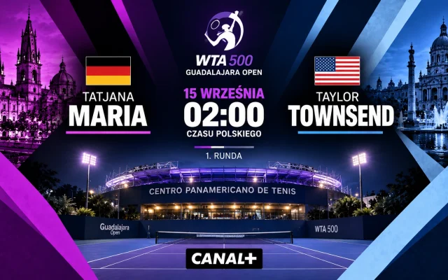 Maria — Townsend: gdzie oglądać online mecz WTA Guadalajara