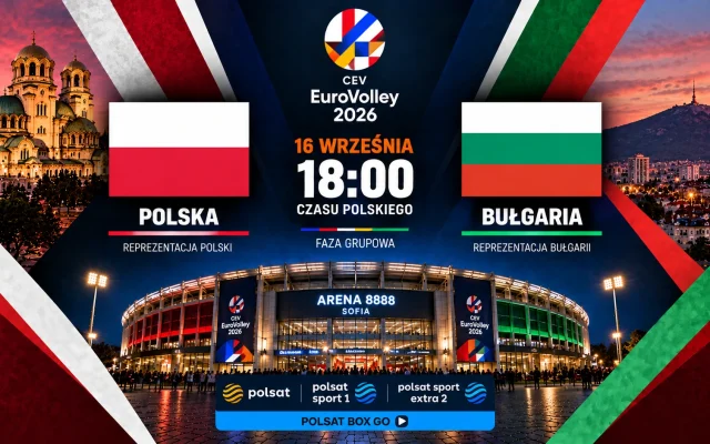 Polska — Bułgaria: gdzie oglądać online mecz ME-2026 w siatkówce