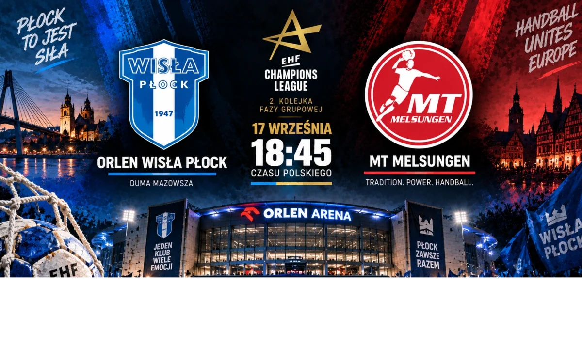 Wisła Płock — Melsungen: gdzie oglądać mecz online
