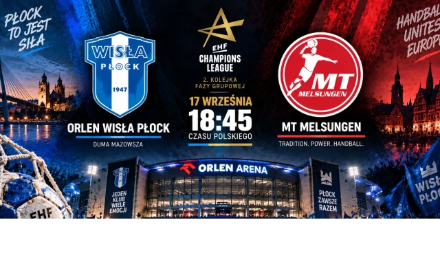Wisła Płock — Melsungen: gdzie oglądać mecz online