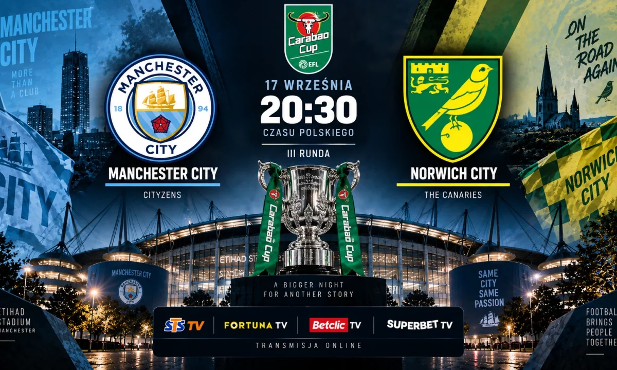 Manchester City — Norwich: gdzie oglądać online mecz