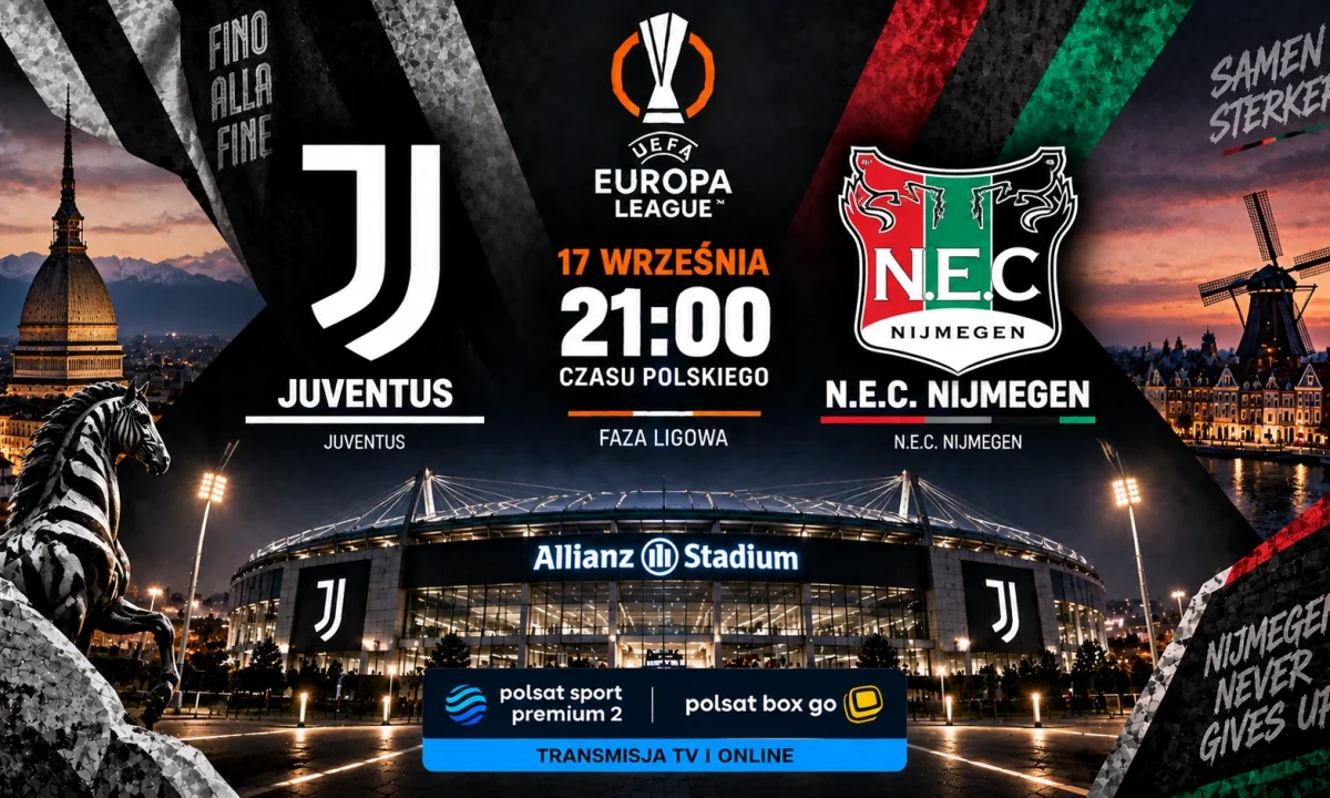 Juventus — Nijmegen: gdzie oglądać online mecz LE