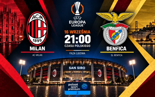 Milan — Benfica: gdzie oglądać online mecz Ligi Europy